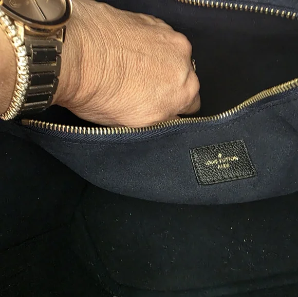 LOUIS VUITTON Neverfull MM tote Monogram Empreinte. - Picture 6 of 8